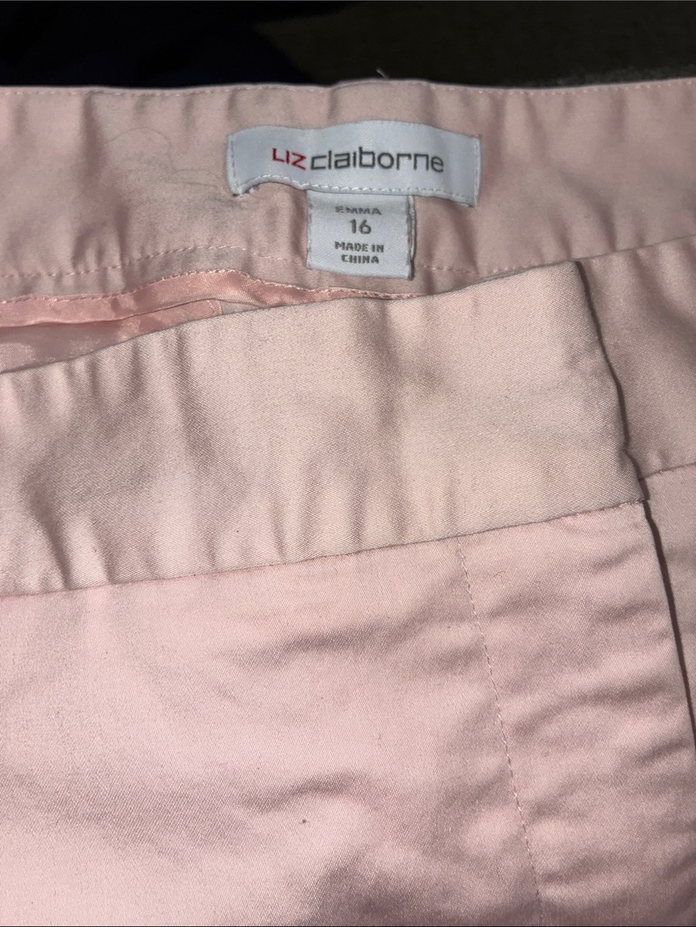 Liz Claiborne Pale Pink business casual pants